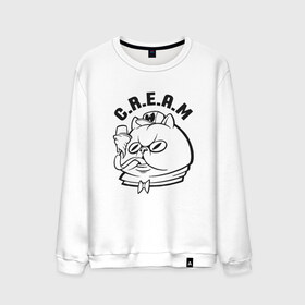 Мужской свитшот хлопок с принтом Wu-Tang Cat в городе Новоалтайск, 100% хлопок |  | animal | cat | cream | cute | hip hop | kitty | meow | rap | wu tang | wu tang clan | друг | животные | киска | китти | кот | котенок | котик | кошечка | кошка | лев | леопард | милый | мур | мяу | пантера | питомец | рысь | рэп | тигр | улыбка