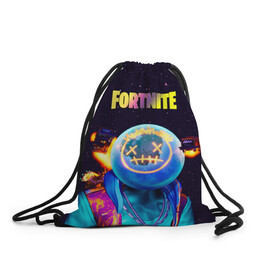 Рюкзак-мешок 3D с принтом Astro Jack Fortnite в городе Новоалтайск, 100% полиэстер | плотность ткани — 200 г/м2, размер — 35 х 45 см; лямки — толстые шнурки, застежка на шнуровке, без карманов и подкладки | astro jack | astronaut | astronomical | astronomy | fortnite | fortnite chapter 2 | астро джек | астронавт | астрономикал | астрономия | ивент | концерт фортнайт | скин | фортнайт