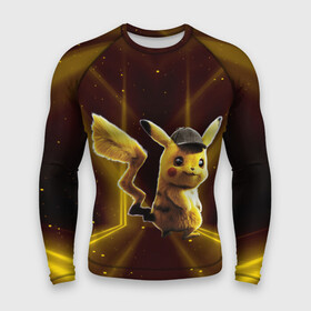Мужской рашгард 3D с принтом Пушистик Пикачу в городе Новоалтайск,  |  | pikachu | pokemon | аниме | зверек | мультик | мультфильм | пика | пикачу | покемон | покемоны