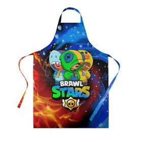 Фартук 3D с принтом BRAWL STARS LEON SKINS | ЛЕОН в городе Новоалтайск, 100% полиэстер | общий размер — 65 х 85 см, ширина нагрудника — 26 см, горловина — 53 см, длина завязок — 54 см, общий обхват в поясе — 173 см. Принт на завязках и на горловине наносится с двух сторон, на основной части фартука — только с внешней стороны | bibi | brawl stars | coach mike | crow | leon | leon shark | max | mecha crow | mr.p | phoenix | sally leon | spike | sprout | unicorn | virus 8 bit | werewolf | ворон | оборотень | пингвин