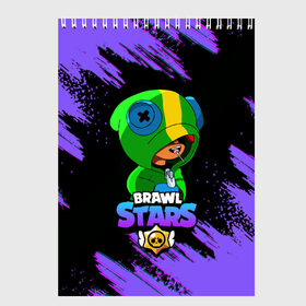 Скетчбук с принтом Brawl Stars LEON в городе Новоалтайск, 100% бумага
 | 48 листов, плотность листов — 100 г/м2, плотность картонной обложки — 250 г/м2. Листы скреплены сверху удобной пружинной спиралью | 8 bit | 8 бит | bibi | brawl | brawl stars | crow | leon | spike | sprout | stars | бравл | бравл старс | браво старс | игра | компьютерная | кров | леон | онлайн | старс
