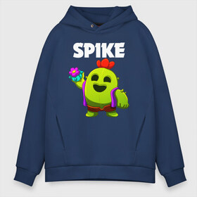 Мужское худи Oversize хлопок с принтом BRAWL STARS SPIKE в городе Новоалтайск, френч-терри — 70% хлопок, 30% полиэстер. Мягкий теплый начес внутри —100% хлопок | боковые карманы, эластичные манжеты и нижняя кромка, капюшон на магнитной кнопке | bibi | brawl stars | coach mike | crow | leon | leon shark | max | mecha crow | mr.p | phoenix | sally leon | spike | sprout | unicorn | virus 8 bit | werewolf | ворон | оборотень | пингвин