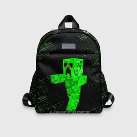 Детский рюкзак 3D с принтом MINECRAFT CREEPER в городе Новоалтайск, 100% полиэстер | лямки с регулируемой длиной, сверху петелька, чтобы рюкзак можно было повесить на вешалку. Основное отделение закрывается на молнию, как и внешний карман. Внутри дополнительный карман. По бокам два дополнительных кармашка | creeper | game | minecraft | блоки | игра | квадраты | компьютерная игра | крипер | майнкрафт