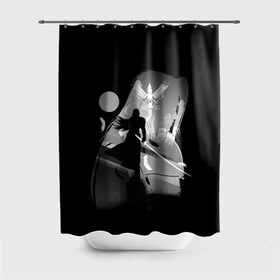 Штора 3D для ванной с принтом Final Fantasy в городе Новоалтайск, 100% полиэстер | плотность материала — 100 г/м2. Стандартный размер — 146 см х 180 см. По верхнему краю — пластиковые люверсы для креплений. В комплекте 10 пластиковых колец | final fantasy | final fantasy vii remake | игры | последняя фантазия | файнару фантадзи