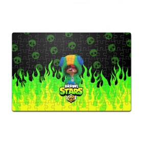 Пазл магнитный 126 элементов с принтом Brawl Stars LEON в городе Новоалтайск, полимерный материал с магнитным слоем | 126 деталей, размер изделия —  180*270 мм | brawl stars | brawl stars sally | brawl stars wolf | leon | leon shark | sally | stars | бравл старс | бравл старс леон | волк | леон | леон акула | леон волк