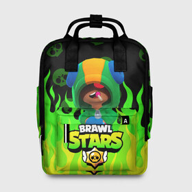 Женский рюкзак 3D с принтом Brawl Stars LEON в городе Новоалтайск, 100% полиэстер | лямки с регулируемой длиной, сверху ручки, чтобы рюкзак нести как сумку. Основное отделение закрывается на молнию, как и внешний карман. Внутри два дополнительных кармана, один из которых закрывается на молнию. По бокам два дополнительных кармашка, куда поместится маленькая бутылочка
 | brawl stars | brawl stars sally | brawl stars wolf | leon | leon shark | sally | stars | бравл старс | бравл старс леон | волк | леон | леон акула | леон волк