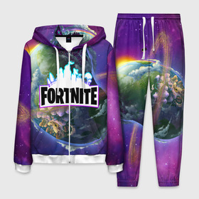 Мужской костюм 3D с принтом FORTNITE в городе Новоалтайск, 100% полиэстер | Манжеты и пояс оформлены тканевой резинкой, двухслойный капюшон со шнурком для регулировки, карманы спереди | fortnite | fortnite 2 | fortnite x маршмелло | ikonik | marshmello | ninja | ninja streamer | travis scott | иконик | ниндзя | пили | трэвис скотт | фортнайт | фортнайт 2 | фортнайт глава 2