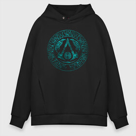 Мужское худи Oversize хлопок с принтом ASSASSIN`S CREED VALHALLA в городе Новоалтайск, френч-терри — 70% хлопок, 30% полиэстер. Мягкий теплый начес внутри —100% хлопок | боковые карманы, эластичные манжеты и нижняя кромка, капюшон на магнитной кнопке | Тематика изображения на принте: crow | slayer | valhalla | vikings | асасин | ассасин крид | ассассин | вальхалла | викинги | ворон | тамплиеры