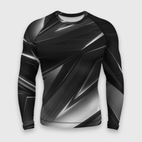 Мужской рашгард 3D с принтом GEOMETRY STRIPES BLACK  WHITE в городе Новоалтайск,  |  | abstraction | geometry | hexagon | stripes | text | texture | абстракция | геометрия | красный | линии | неон | неоновый | полосы | соты | текстура | фигуры | черный