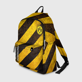 Рюкзак 3D с принтом Borussia в городе Новоалтайск, 100% полиэстер | лямки с регулируемой длиной, сверху петелька, чтобы рюкзак можно было повесить на вешалку. Основное отделение закрывается на молнию, как и внешний карман. Внутри два дополнительных кармана, один из которых закрывается на молнию. По бокам два дополнительных кармашка | Тематика изображения на принте: atletico | barcelona | borussia | chelsea | cristiano | football | juventus | manchester city | manchester united | messi | real madrid | ronaldo | sport | спорт | футбол