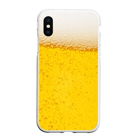 Чехол для iPhone XS Max матовый с принтом Пиво в городе Новоалтайск, Силикон | Область печати: задняя сторона чехла, без боковых панелей | Тематика изображения на принте: пенное | хмельное