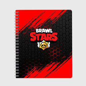 Тетрадь с принтом BRAWL STARS в городе Новоалтайск, 100% бумага | 48 листов, плотность листов — 60 г/м2, плотность картонной обложки — 250 г/м2. Листы скреплены сбоку удобной пружинной спиралью. Уголки страниц и обложки скругленные. Цвет линий — светло-серый
 | bibi | brawl stars | coach mike | crow | leon | leon shark | max | mecha crow | mr.p | phoenix | sally leon | spike | sprout | unicorn | virus 8 bit | werewolf | ворон | оборотень | пингвин