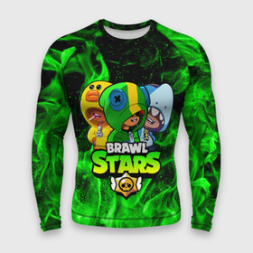 Мужской рашгард 3D с принтом BRAWL STARS TRIO в городе Новоалтайск,  |  | 8 bit | 8 бит | bibi | brawl | brawl stars | crow | leon | spike | sprout | stars | бравл | бравл старс | браво старс | игра | компьютерная | кров | леон | онлайн | старс