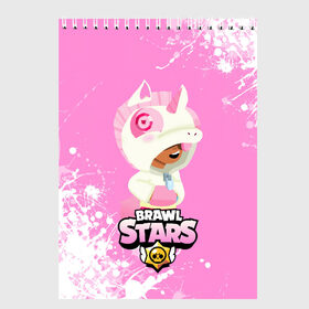 Скетчбук с принтом BRAWL STARS LEON UNICORN в городе Новоалтайск, 100% бумага
 | 48 листов, плотность листов — 100 г/м2, плотность картонной обложки — 250 г/м2. Листы скреплены сверху удобной пружинной спиралью | 8 bit | brawl stars | coach mike | crow | leon shark | leon unicorn | max | mr.p | sally leon | shark | sprout | werewolf leon | берли | бравл старс | ворон | макс | оборотень | спроут