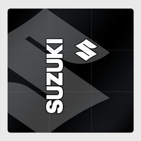 Магнитный плакат 3Х3 с принтом SUZUKI (6) в городе Новоалтайск, Полимерный материал с магнитным слоем | 9 деталей размером 9*9 см | suzuki | авто | автомобиль | сузуки