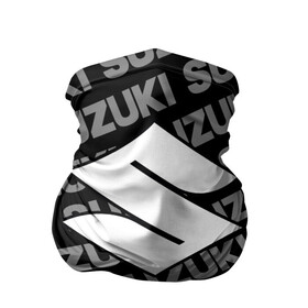 Бандана-труба 3D с принтом SUZUKI (9) в городе Новоалтайск, 100% полиэстер, ткань с особыми свойствами — Activecool | плотность 150‒180 г/м2; хорошо тянется, но сохраняет форму | suzuki | авто | автомобиль | сузуки