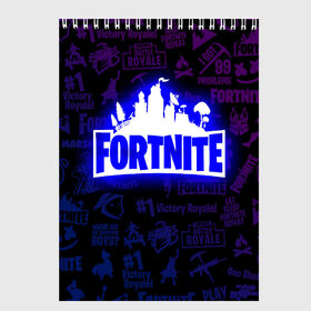 Скетчбук с принтом FORTNITE в городе Новоалтайск, 100% бумага
 | 48 листов, плотность листов — 100 г/м2, плотность картонной обложки — 250 г/м2. Листы скреплены сверху удобной пружинной спиралью | fortnite | fortnite 2 | fortnite x маршмелло | ikonik | marshmello | ninja | ninja streamer | raven | travis scott | ворон | иконик | ниндзя | пили | рейвен | трэвис скотт | фортнайт
