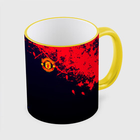 Кружка с полной запечаткой с принтом Manchester United в городе Новоалтайск, керамика | ёмкость 330 мл | Тематика изображения на принте: atletico | barcelona | borussia | chelsea | cristiano | football | juventus | manchester city | manchester united | messi | real madrid | ronaldo | sport | спорт | футбол