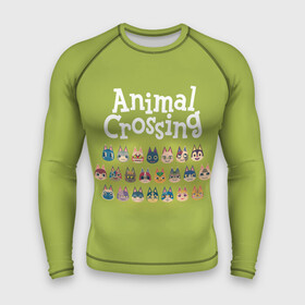 Мужской рашгард 3D с принтом Animal Crossing в городе Новоалтайск,  |  | animal crossing | isabelle | tom nook | энимал кроссинг