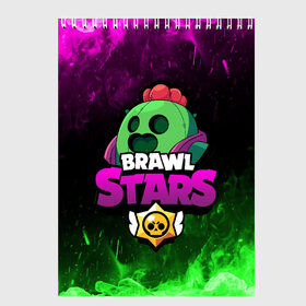Скетчбук с принтом Spike BRAWL STARS в городе Новоалтайск, 100% бумага
 | 48 листов, плотность листов — 100 г/м2, плотность картонной обложки — 250 г/м2. Листы скреплены сверху удобной пружинной спиралью | Тематика изображения на принте: brawl stars spike | spike | бравл старс спайк | бравлер | кактус | спайк
