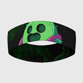 Повязка на голову 3D с принтом Spike BRAWL STARS в городе Новоалтайск,  |  | Тематика изображения на принте: brawl stars spike | spike | бравл старс спайк | бравлер | кактус | спайк