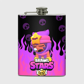 Фляга с принтом Sandy BRAWL STARS в городе Новоалтайск, металлический корпус | емкость 0,22 л, размер 125 х 94 мм. Виниловая наклейка запечатывается полностью | Тематика изображения на принте: brawl stars | brawl stars sandy | legendary brawler | leon | leon shark | sandy | shark | stars | акула | бравл стар сэнди | леон акула | сенди | сэнди