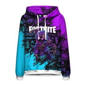 Мужская толстовка 3D с принтом FORTNITE RAVEN в городе Новоалтайск, 100% полиэстер | двухслойный капюшон со шнурком для регулировки, мягкие манжеты на рукавах и по низу толстовки, спереди карман-кенгуру с мягким внутренним слоем. | fortnite | fortnite 2 | fortnite x маршмелло | ikonik | marshmello | ninja | ninja streamer | raven | travis scott | ворон | иконик | ниндзя | пили | рейвен | трэвис скотт | фортнайт