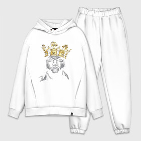 Мужской костюм хлопок OVERSIZE с принтом Ice Cube King в городе Новоалтайск,  |  | 2pac | black | compton | dog | dr dre | hip hop | ice cube | king | nwa | rap | snoop dogg | west coast | westside | айс кьюб | гангстер | голос улиц | король | микрофон | музыка | рифма | рэп | рэпер | хип хоп