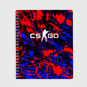 Тетрадь с принтом CS GO в городе Новоалтайск, 100% бумага | 48 листов, плотность листов — 60 г/м2, плотность картонной обложки — 250 г/м2. Листы скреплены сбоку удобной пружинной спиралью. Уголки страниц и обложки скругленные. Цвет линий — светло-серый
 | astralis | awp | counter strike | cs go | cs go global offensive | cs:go | faze clan | hyper beast | team liquid | астралис | кс го | тим ликвид | фейз клан | хайпер бист