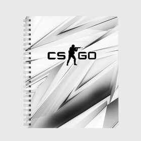 Тетрадь с принтом CS GO STRIPE в городе Новоалтайск, 100% бумага | 48 листов, плотность листов — 60 г/м2, плотность картонной обложки — 250 г/м2. Листы скреплены сбоку удобной пружинной спиралью. Уголки страниц и обложки скругленные. Цвет линий — светло-серый
 | astralis | awp | counter strike | cs go | cs go global offensive | cs:go | faze clan | hyper beast | team liquid | астралис | кс го | тим ликвид | фейз клан | хайпер бист