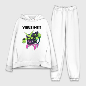 Женский костюм хлопок Oversize с принтом BRAWL STARS VIRUS 8 BIT в городе Новоалтайск,  |  | bibi | brawl stars | coach mike | crow | leon | leon shark | max | mecha crow | mr.p | phoenix | sally leon | spike | sprout | tara | unicorn | virus 8 bit | werewolf | ворон | оборотень