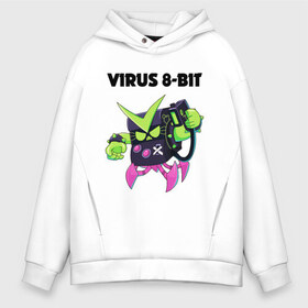 Мужское худи Oversize хлопок с принтом BRAWL STARS VIRUS 8-BIT в городе Новоалтайск, френч-терри — 70% хлопок, 30% полиэстер. Мягкий теплый начес внутри —100% хлопок | боковые карманы, эластичные манжеты и нижняя кромка, капюшон на магнитной кнопке | bibi | brawl stars | coach mike | crow | leon | leon shark | max | mecha crow | mr.p | phoenix | sally leon | spike | sprout | tara | unicorn | virus 8 bit | werewolf | ворон | оборотень