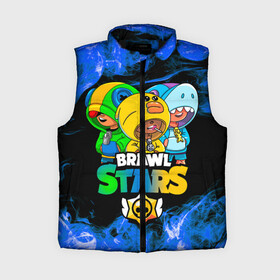 Женский жилет утепленный 3D с принтом Brawl Stars Leon Trio в городе Новоалтайск,  |  | brawl stars | brawl stars leon | leon | leon green | leon sally | leon shark | бравл старс | леон | леон акула | леон огонь | леон салли | леон старс