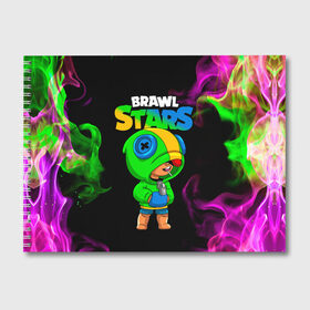 Альбом для рисования с принтом Leon Brawl Stars в городе Новоалтайск, 100% бумага
 | матовая бумага, плотность 200 мг. | Тематика изображения на принте: brawl stars | brawl stars leon | leon | leon green | leon зеленый | бравл старс | зеленый леон | леон | леон огонь | леон старс | скин зеленый