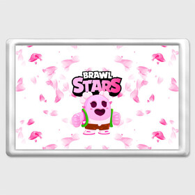 Магнит 45*70 с принтом Sakura Spike Brawl Stars в городе Новоалтайск, Пластик | Размер: 78*52 мм; Размер печати: 70*45 | Тематика изображения на принте: brawl | brawl stars | sakura spike | spike | бравл | бравл кактус | бравл старс | кактус | сакура спайк | спайк | спайк бравл старс