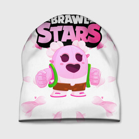 Шапка 3D с принтом Sakura Spike Brawl Stars в городе Новоалтайск, 100% полиэстер | универсальный размер, печать по всей поверхности изделия | brawl | brawl stars | sakura spike | spike | бравл | бравл кактус | бравл старс | кактус | сакура спайк | спайк | спайк бравл старс
