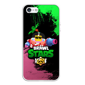 Чехол для iPhone 5/5S матовый с принтом СПРУТ BRAWL STARS в городе Новоалтайск, Силикон | Область печати: задняя сторона чехла, без боковых панелей | Тематика изображения на принте: brawl | brawl stars | brawl stars sprout | clash | sprout | tropical sprout | бравл старс | игра | мобильные игры | спраут | тропический спрут