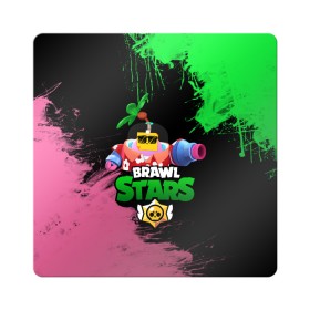 Магнит виниловый Квадрат с принтом СПРУТ BRAWL STARS в городе Новоалтайск, полимерный материал с магнитным слоем | размер 9*9 см, закругленные углы | Тематика изображения на принте: brawl | brawl stars | brawl stars sprout | clash | sprout | tropical sprout | бравл старс | игра | мобильные игры | спраут | тропический спрут