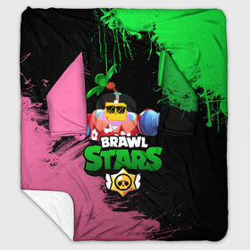Плед с рукавами с принтом СПРУТ BRAWL STARS в городе Новоалтайск, 100% полиэстер | Закругленные углы, все края обработаны. Ткань не мнется и не растягивается. Размер 170*145 | brawl | brawl stars | brawl stars sprout | clash | sprout | tropical sprout | бравл старс | игра | мобильные игры | спраут | тропический спрут