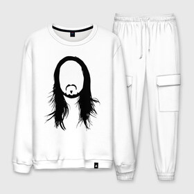 Мужской костюм хлопок с принтом FORTNITE STEVE AOKI в городе Новоалтайск, 100% хлопок | на свитшоте круглая горловина, мягкая резинка по низу. Брюки заужены к низу, на них два вида карманов: два “обычных” по бокам и два объемных, с клапанами, расположенные ниже линии бедра. Брюки с мягкой трикотажной резинкой на поясе и по низу штанин. В поясе для дополнительного комфорта — широкие завязки | astro nomical | deadmau5 | dillon francis | fortnite | la flame | major lazer и diplo | steve aoki | travils scott | астро номикал | игры | ла флейм | тревел скот | фортнайте