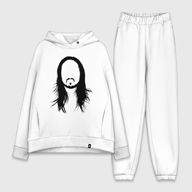Женский костюм хлопок Oversize с принтом FORTNITE STEVE AOKI. в городе Новоалтайск,  |  | astro nomical | deadmau5 | dillon francis | fortnite | la flame | major lazer и diplo | steve aoki | travils scott | астро номикал | игры | ла флейм | тревел скот | фортнайте