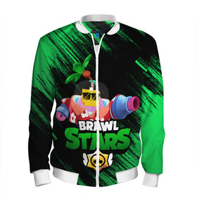 Мужской бомбер 3D с принтом SPROUT BRAWL STARS в городе Новоалтайск, 100% полиэстер | застегивается на молнию, по бокам два кармана без застежек, по низу бомбера и на воротнике - эластичная резинка | brawl | brawl stars | brawl stars sprout | clash | sprout | tropical sprout | бравл старс | игра | мобильные игры | спраут | тропический спрут