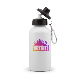 Бутылка спортивная с принтом FORTNITE PARTY EVENT в городе Новоалтайск, металл | емкость — 500 мл, в комплекте две пластиковые крышки и карабин для крепления | Тематика изображения на принте: deadmau5 | fortnite | fortnite 2 | fortnite x маршмелло | ikonik | marshmello | ninja | ninja streamer | raven | travis scott | ворон | иконик | ниндзя | пили | рейвен | трэвис скотт | фортнайт