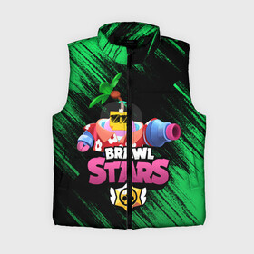 Женский жилет утепленный 3D с принтом СПРАУТ BRAWL STARS в городе Новоалтайск,  |  | brawl | brawl stars | brawl stars sprout | clash | sprout | tropical sprout | бравл старс | игра | мобильные игры | спраут | тропический спрут