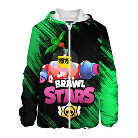Мужская куртка 3D с принтом СПРАУТ BRAWL STARS в городе Новоалтайск, ткань верха — 100% полиэстер, подклад — флис | прямой крой, подол и капюшон оформлены резинкой с фиксаторами, два кармана без застежек по бокам, один большой потайной карман на груди. Карман на груди застегивается на липучку | brawl | brawl stars | brawl stars sprout | clash | sprout | tropical sprout | бравл старс | игра | мобильные игры | спраут | тропический спрут