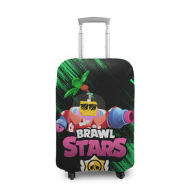 Чехол для чемодана 3D с принтом СПРАУТ BRAWL STARS в городе Новоалтайск, 86% полиэфир, 14% спандекс | двустороннее нанесение принта, прорези для ручек и колес | brawl | brawl stars | brawl stars sprout | clash | sprout | tropical sprout | бравл старс | игра | мобильные игры | спраут | тропический спрут