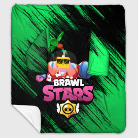 Плед с рукавами с принтом СПРАУТ BRAWL STARS в городе Новоалтайск, 100% полиэстер | Закругленные углы, все края обработаны. Ткань не мнется и не растягивается. Размер 170*145 | brawl | brawl stars | brawl stars sprout | clash | sprout | tropical sprout | бравл старс | игра | мобильные игры | спраут | тропический спрут