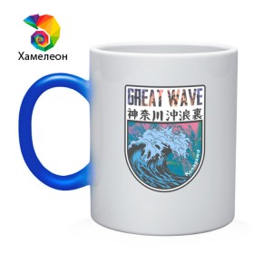 Кружка хамелеон с принтом Vaporwave Kanagawa в городе Новоалтайск, керамика | меняет цвет при нагревании, емкость 330 мл | great wave off kanagawa | kanagawa | palms | retrowave | summer | vaporwave | большая волна | вейпорвейв | иероглифы | канагава | канагавы | кандзи | лето | пальмы | паровая волна | ретровейв