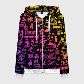 Мужская толстовка 3D на молнии с принтом FORTNITE PARTY EVENT ФОРТНАЙТ в городе Новоалтайск, 100% полиэстер | длина до линии бедра, манжеты и пояс оформлены мягкой тканевой резинкой, двухслойный капюшон со шнурком для регулировки, спереди молния, по бокам два кармана | Тематика изображения на принте: deadmau5 | fortnite | fortnite 2 | fortnite x маршмелло | ikonik | marshmello | ninja | ninja streamer | raven | travis scott | ворон | иконик | ниндзя | пили | рейвен | трэвис скотт | фортнайт