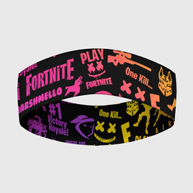 Повязка на голову 3D с принтом FORTNITE PARTY EVENT  ФОРТНАЙТ в городе Новоалтайск,  |  | Тематика изображения на принте: deadmau5 | fortnite | fortnite 2 | fortnite x маршмелло | ikonik | marshmello | ninja | ninja streamer | raven | travis scott | ворон | иконик | ниндзя | пили | рейвен | трэвис скотт | фортнайт
